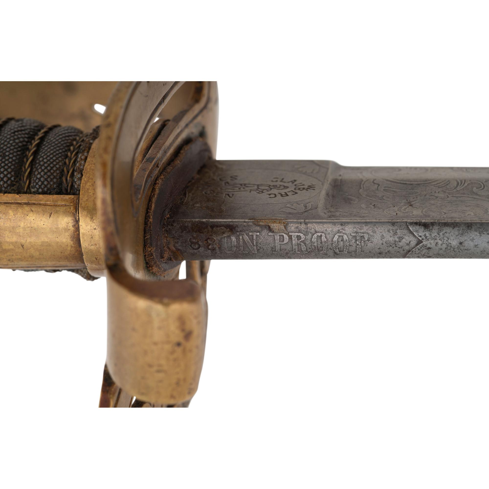 Schuyler, Hartley & Graham Retailed Clauberg Non-Regulation Staff & Field Officer's Sword of Capt. John Strowbridge - 158th NY Inf.