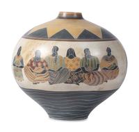 Figural Pottery Vase