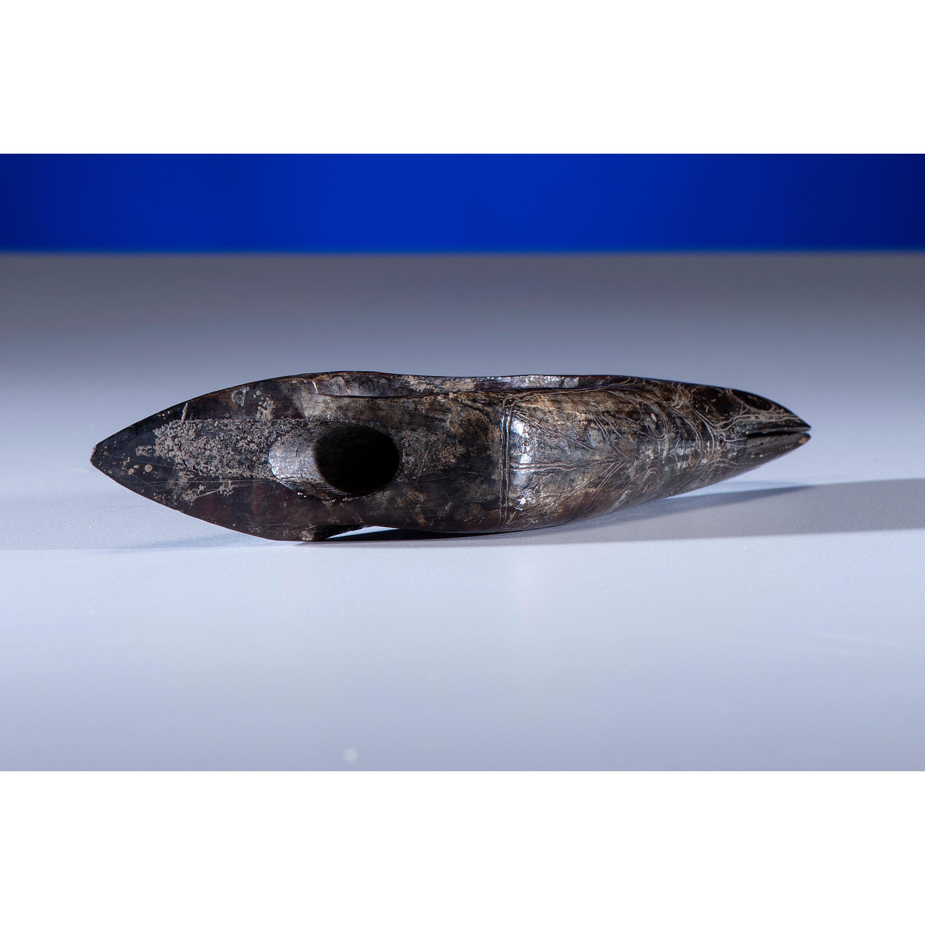 Old Bering Sea Culture Fossilized Walrus Ivory Harpoon Socket