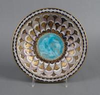 A French Enameled Earthenware Bowl, Andre Metthey, Diameter 8 3/4 inches.