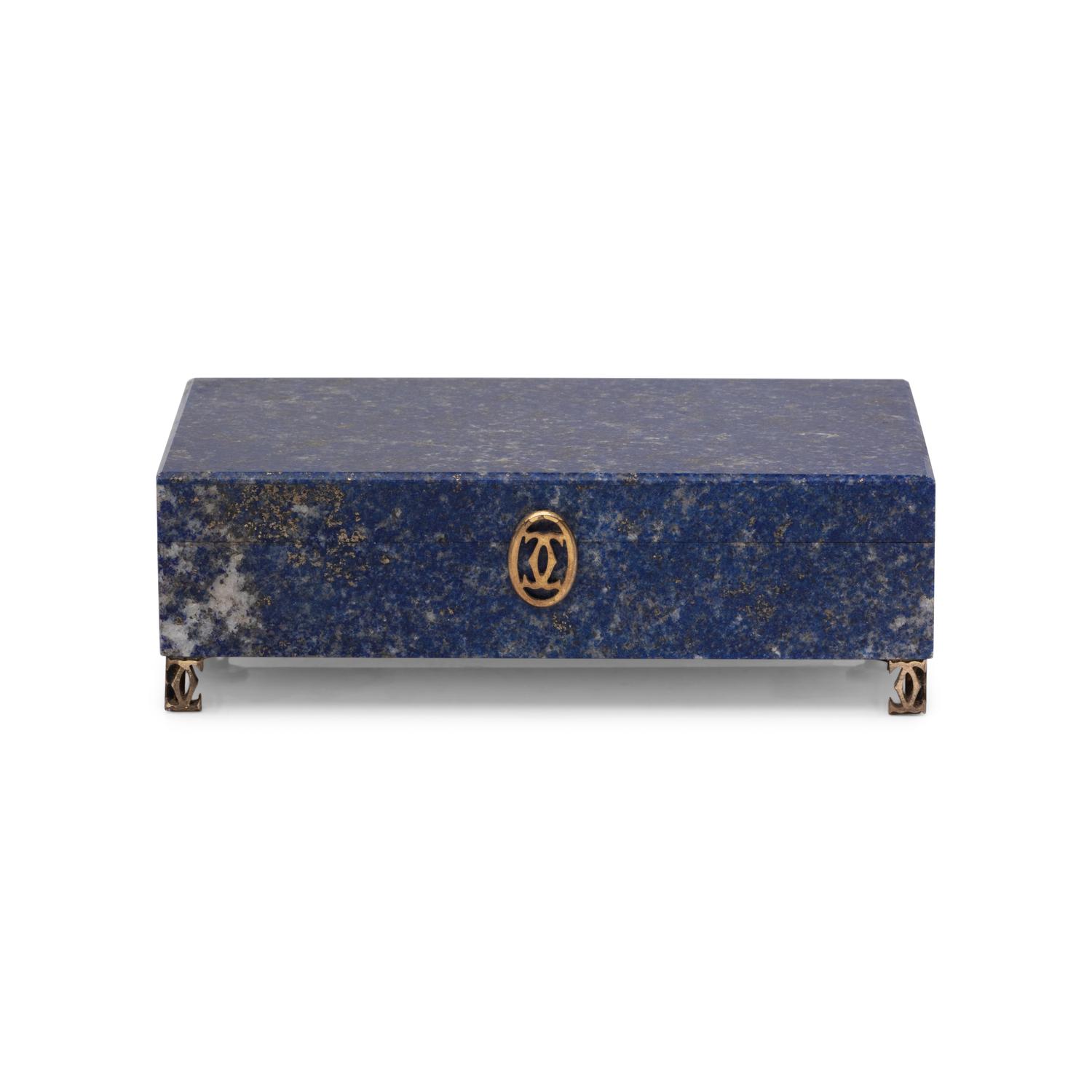 CARTIER, LAPIS LAZULI BOX