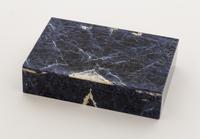 A Lapis Veneered Box Width 5 3/4 inches. — 20TH CENTURY