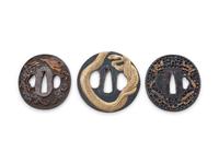 Three Iron Tsuba
