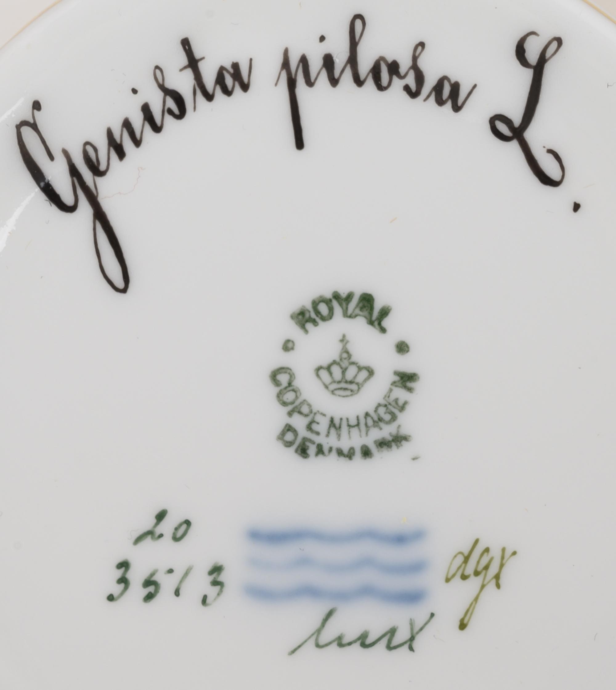 Eleven Royal Copenhagen Flora Danica Teacups and Saucers