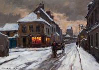 After Édouard-Léon Cortès, (French, 1882-1969), Effet de niege