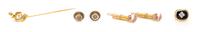 A Collection of Yellow Gold and Diamond Jewelry