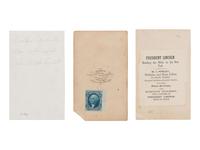 [LINCOLNIANA]. 3 CDVs related to Boston Corbett, killer of John Wilkes Booth.