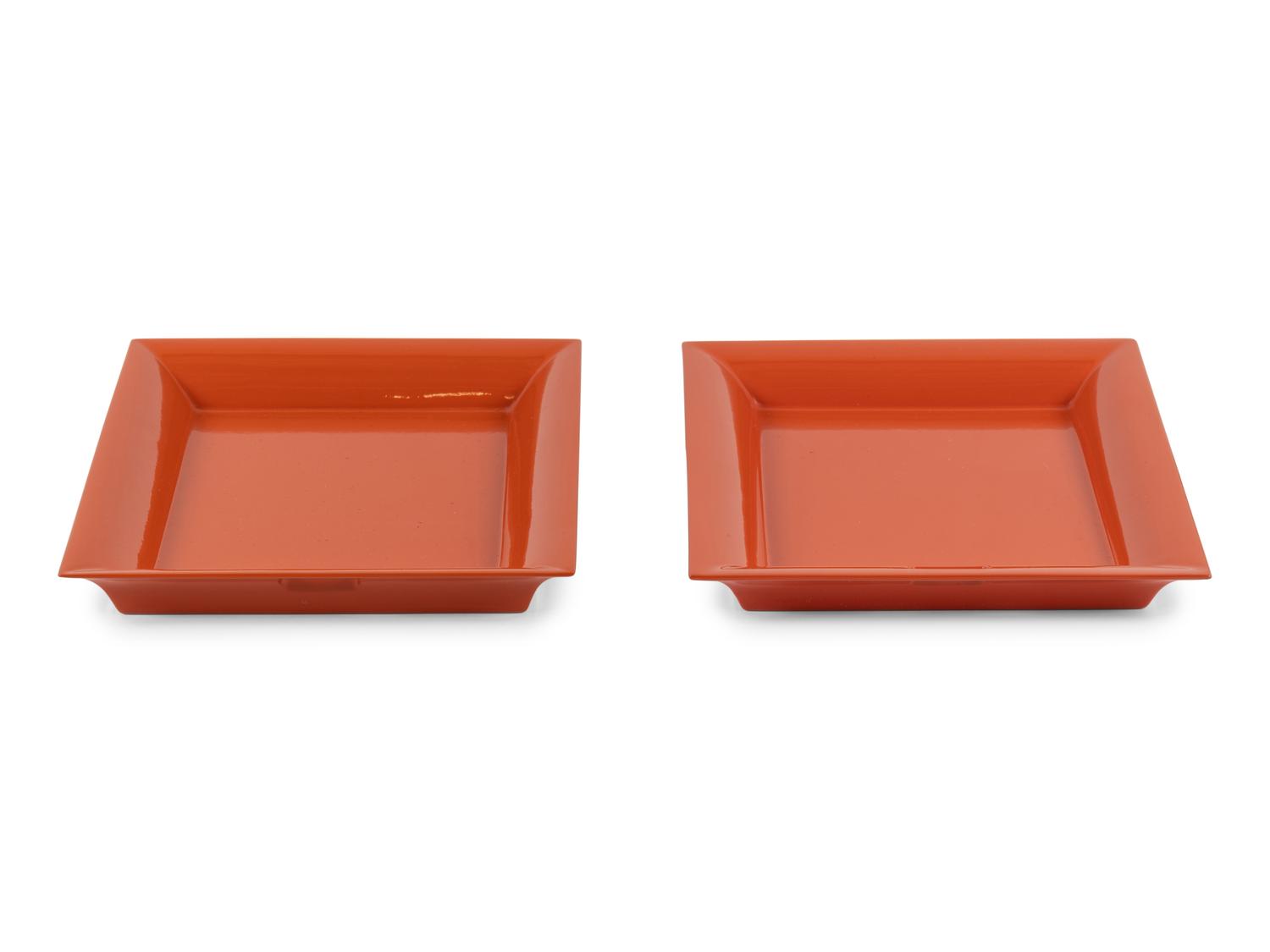 Two Hermès Lacquered Wood Trays
