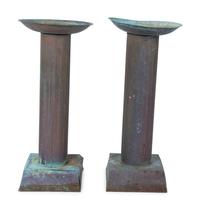 A Pair of Copper Bird Baths — EARLY 20TH CENTURY