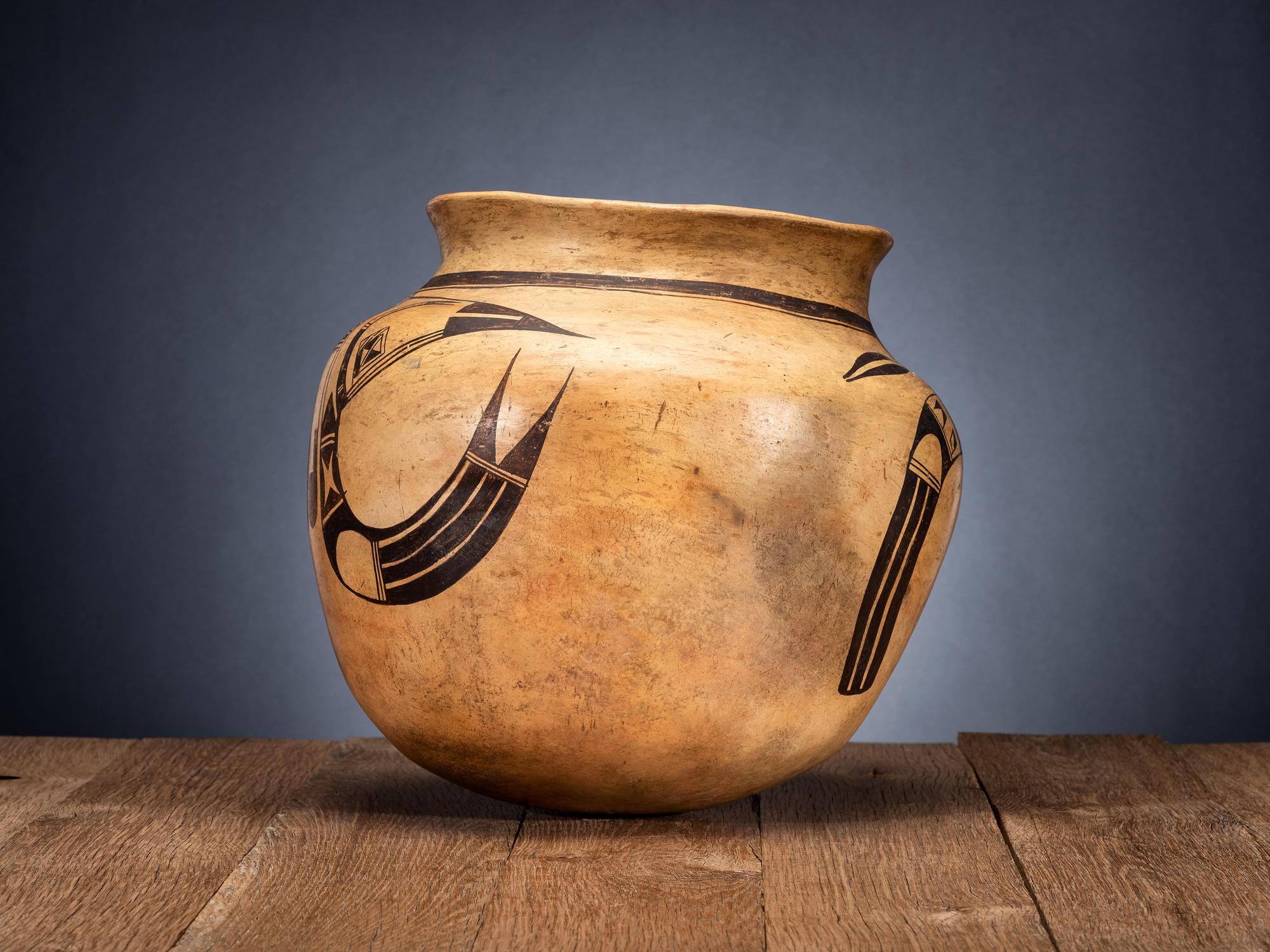 Hano Polychrome Pottery Jar