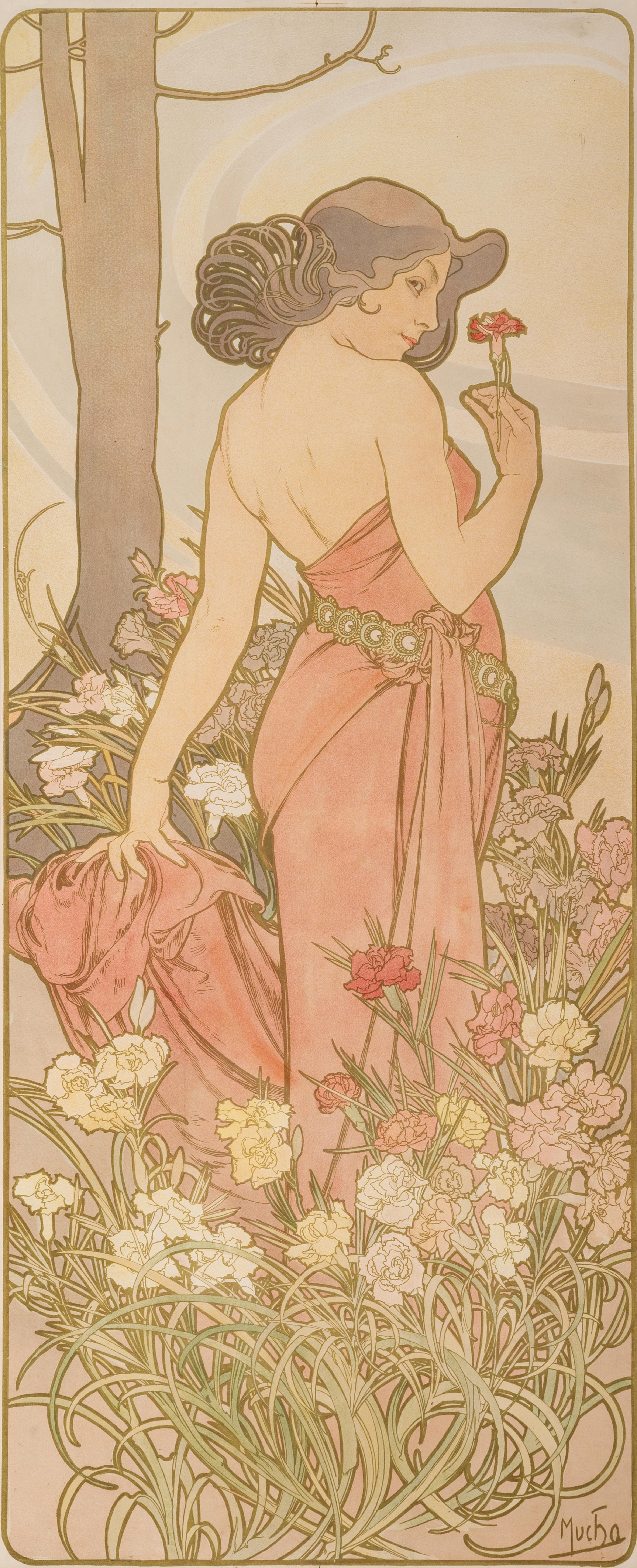 Les Fleurs (l'œillet, le lys, la rose, l'iris)