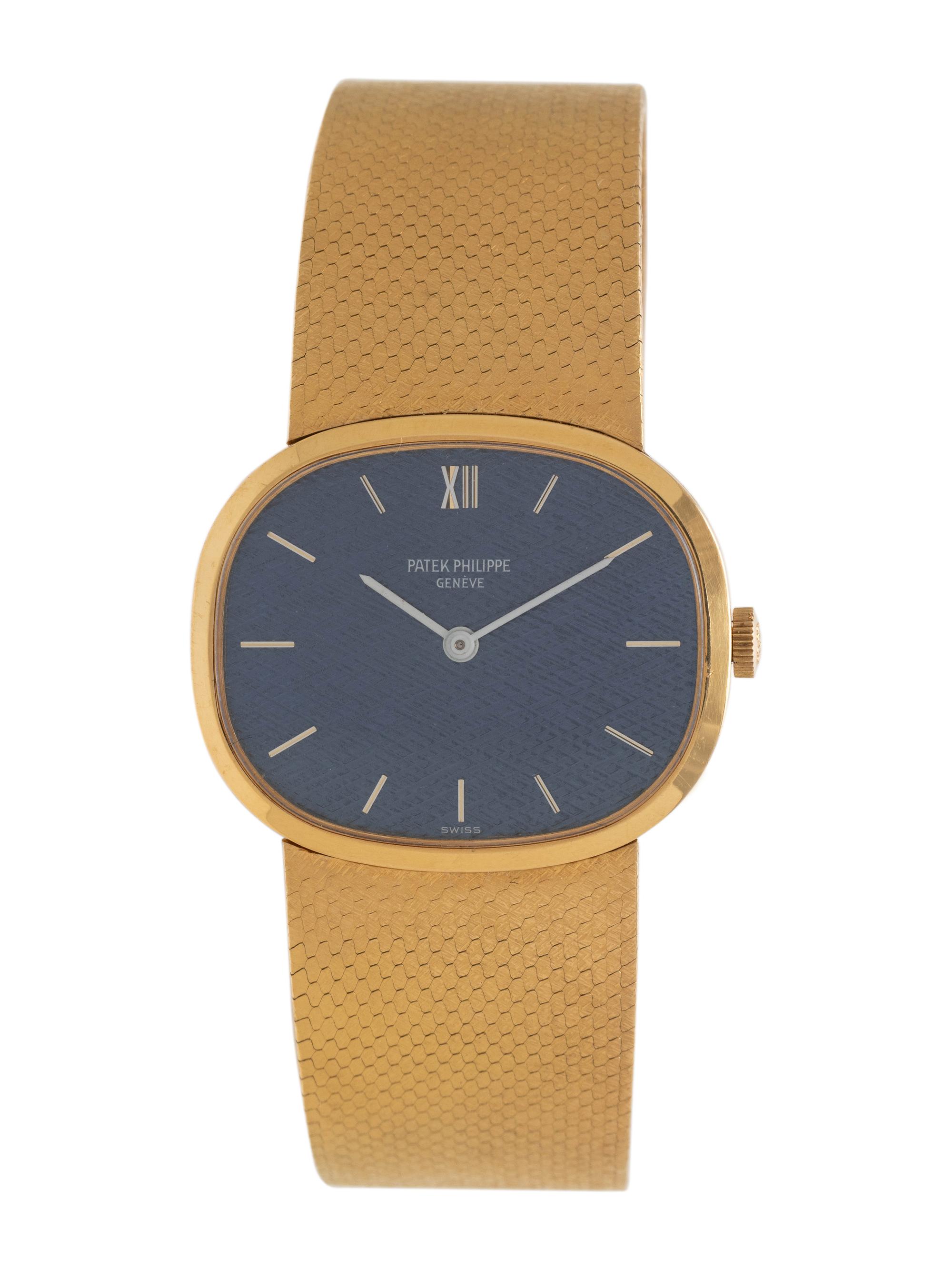 PATEK PHILIPPE, REF. 3545/2 18K YELLOW GOLD 'ELLIPSE' WRISTWATCH