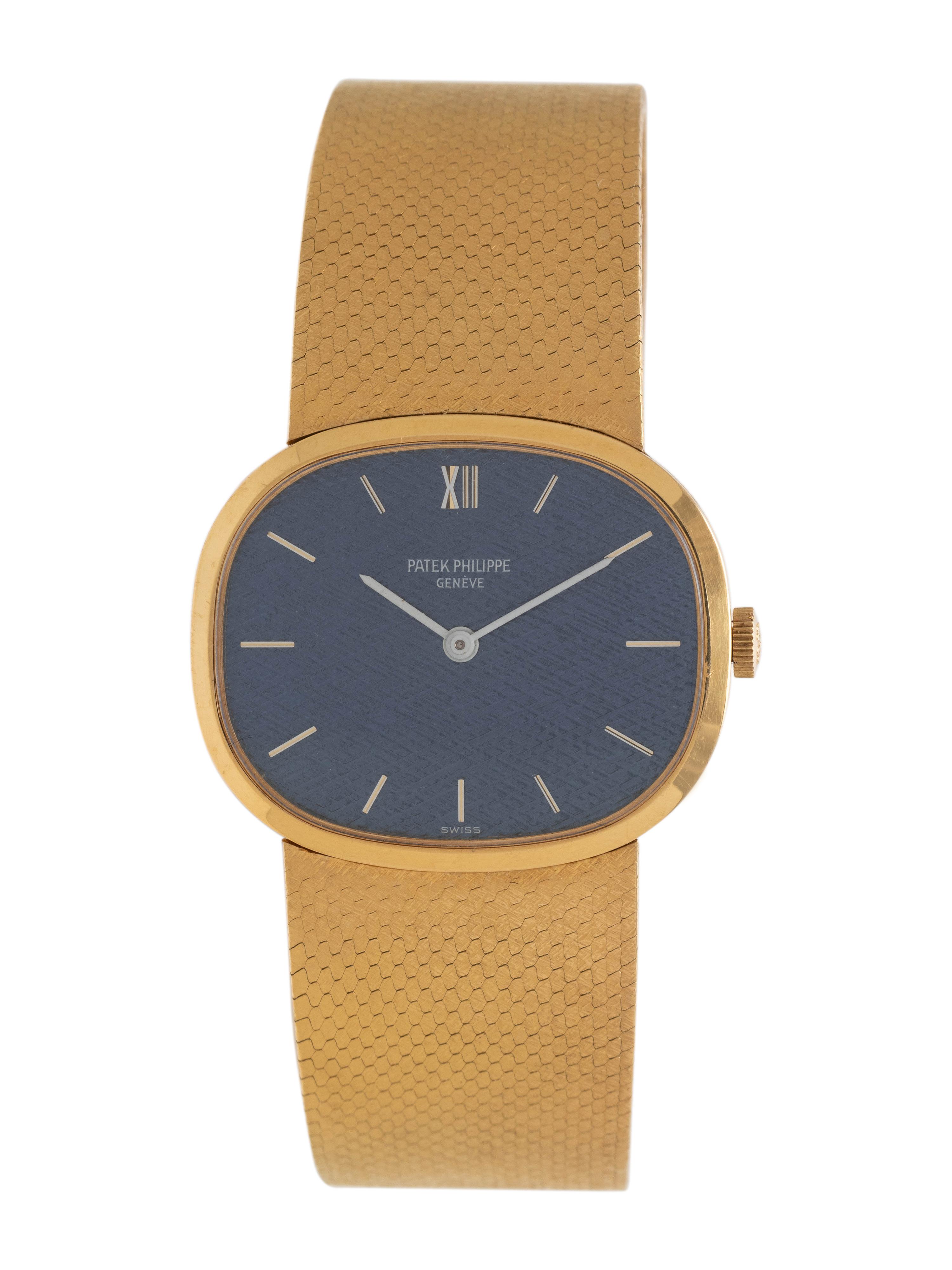 PATEK PHILIPPE, REF. 3545/2 18K YELLOW GOLD 'ELLIPSE' WRISTWATCH