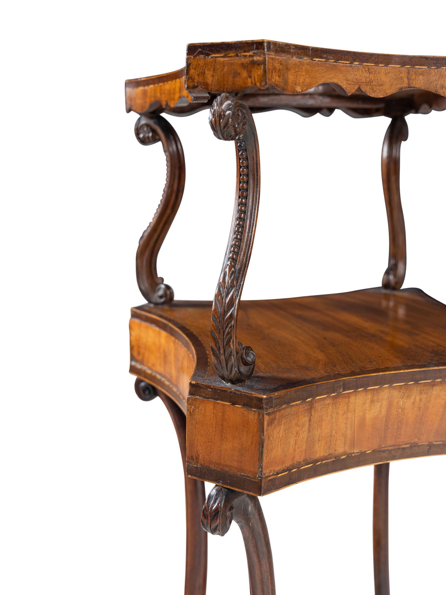 An English Mahogany Wash Stand