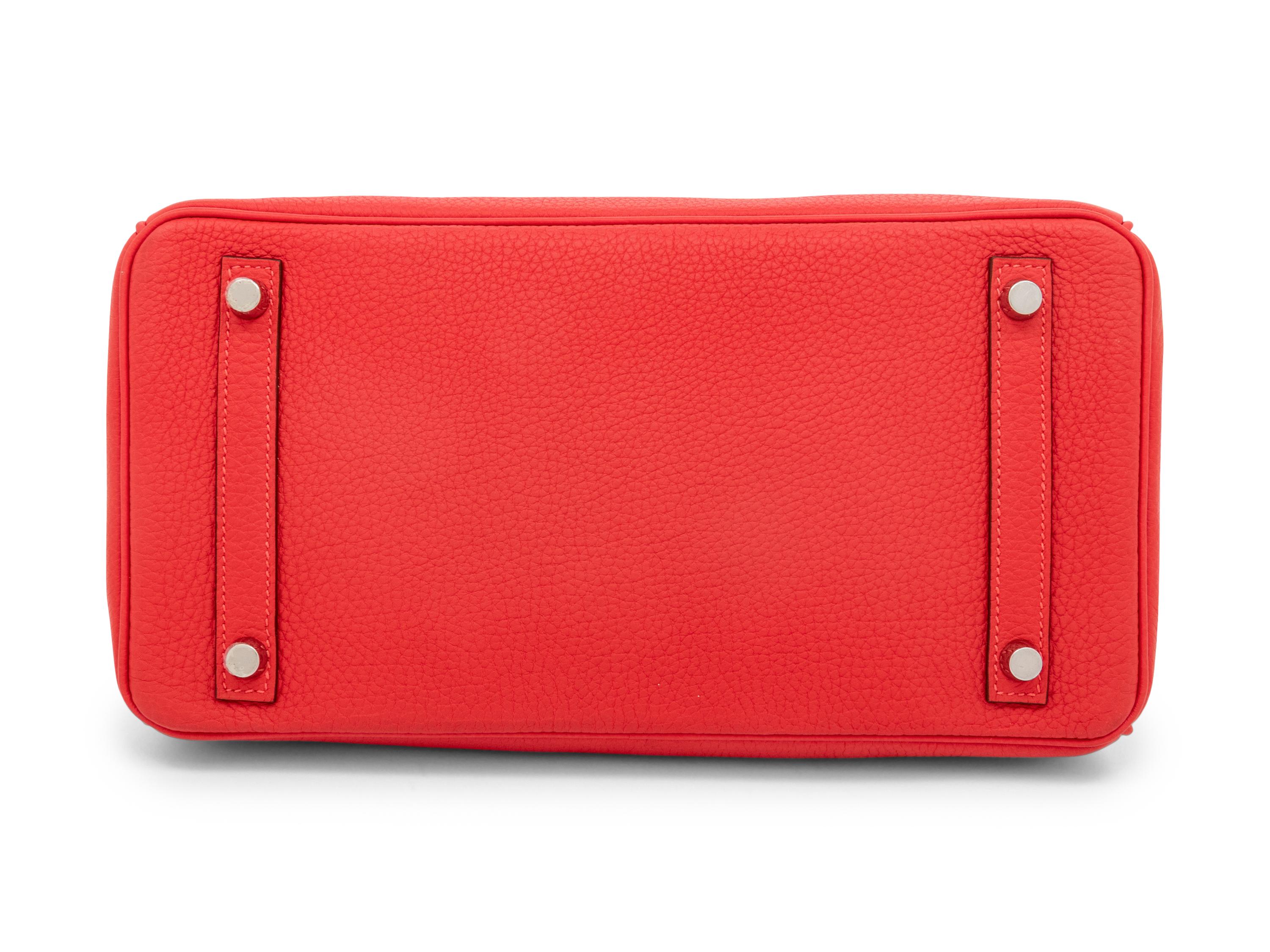 HERMÈS, BIRKIN 30 IN ROUGE PIVOINE CLEMENCE