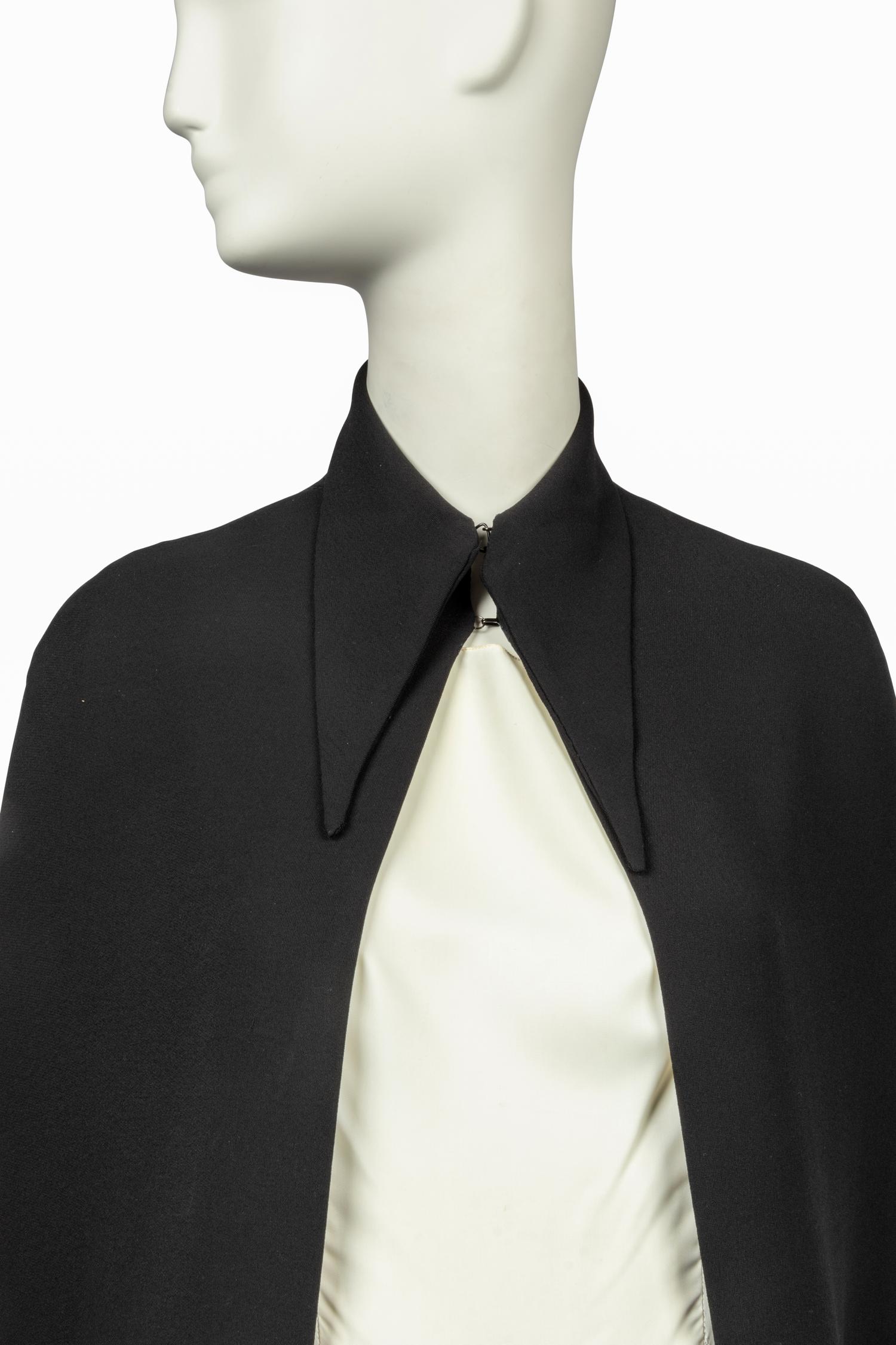 Two Haute Couture Items: Coat Attributed to Pierre Cardin, Jacques Griffe Cape, 1940-70s