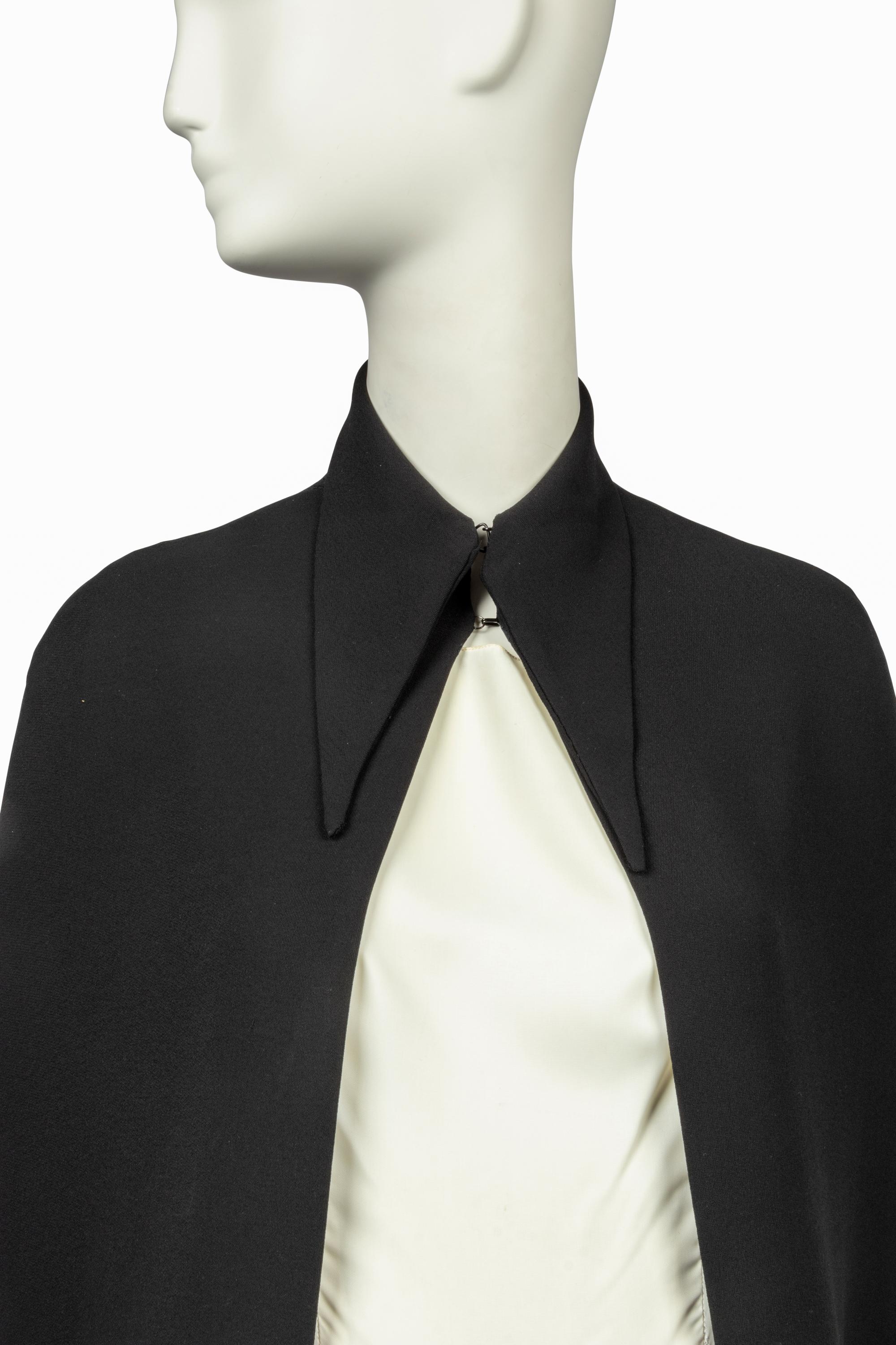Two Haute Couture Items: Coat Attributed to Pierre Cardin, Jacques Griffe Cape, 1940-70s