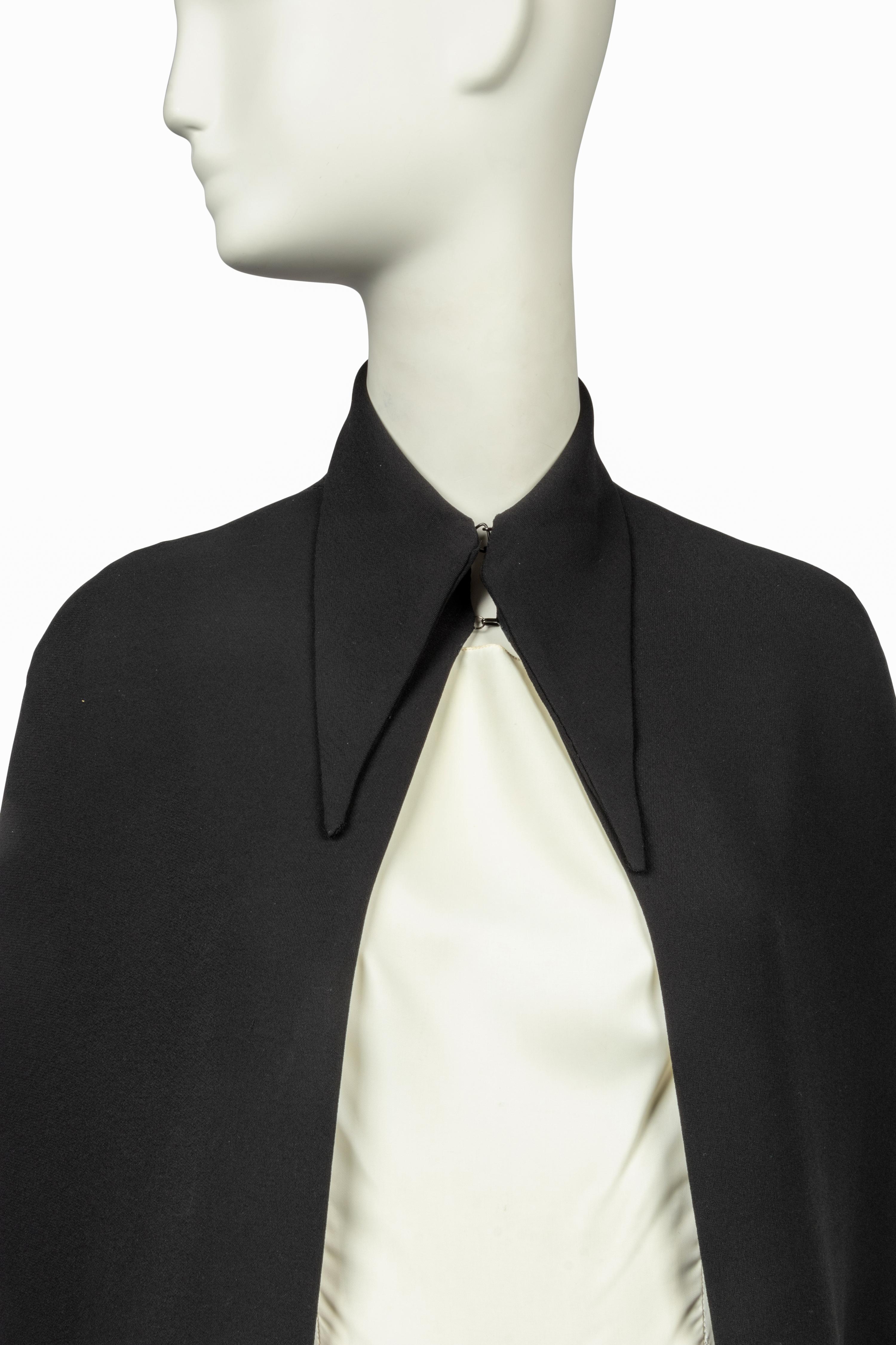 Two Haute Couture Items: Coat Attributed to Pierre Cardin, Jacques Griffe Cape, 1940-70s