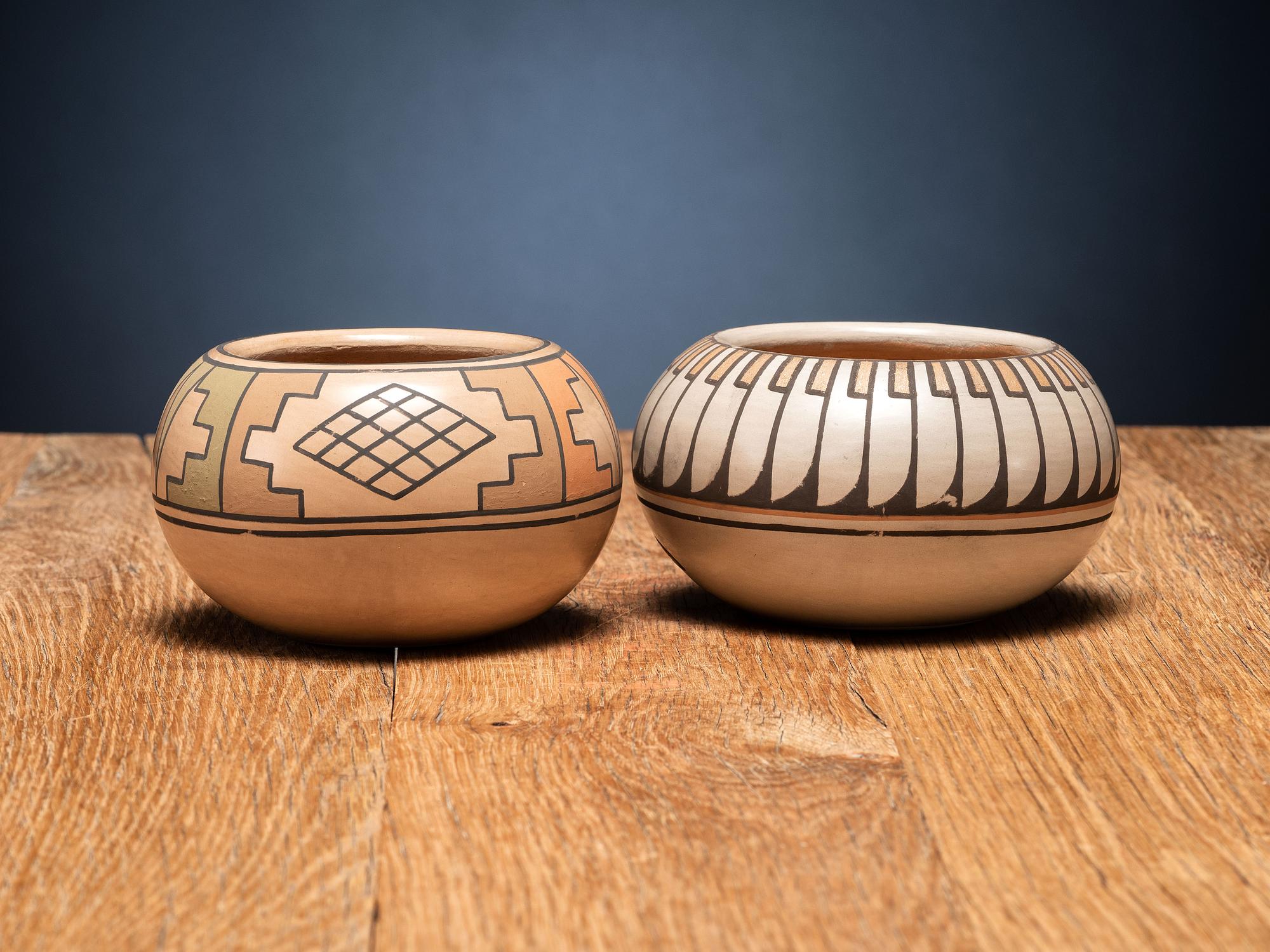 Polychrome Pottery Bowls