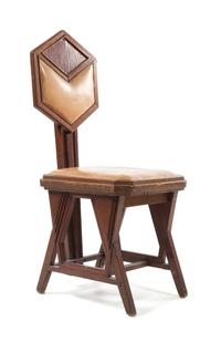 Frank Lloyd Wright, (American, 1867-1959), Peacock chair from the Imperial Hotel, Tokyo, Japan, c. 1921