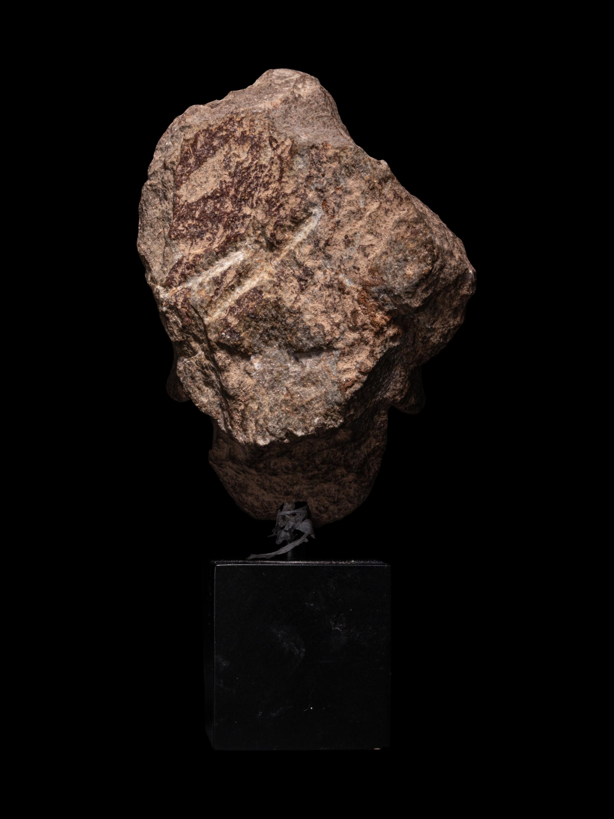 A Gandharan Grey Schist Head of Buddha