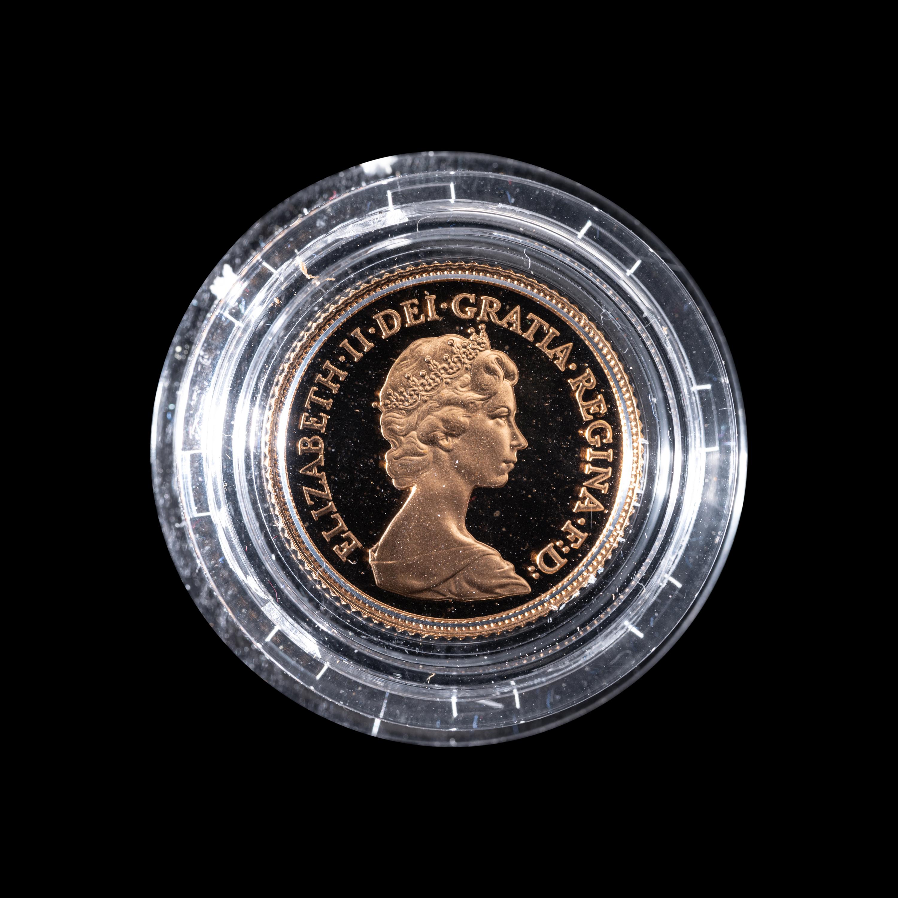 [GREAT BRITAIN] 1983 Gold Half-Sovereign Proof