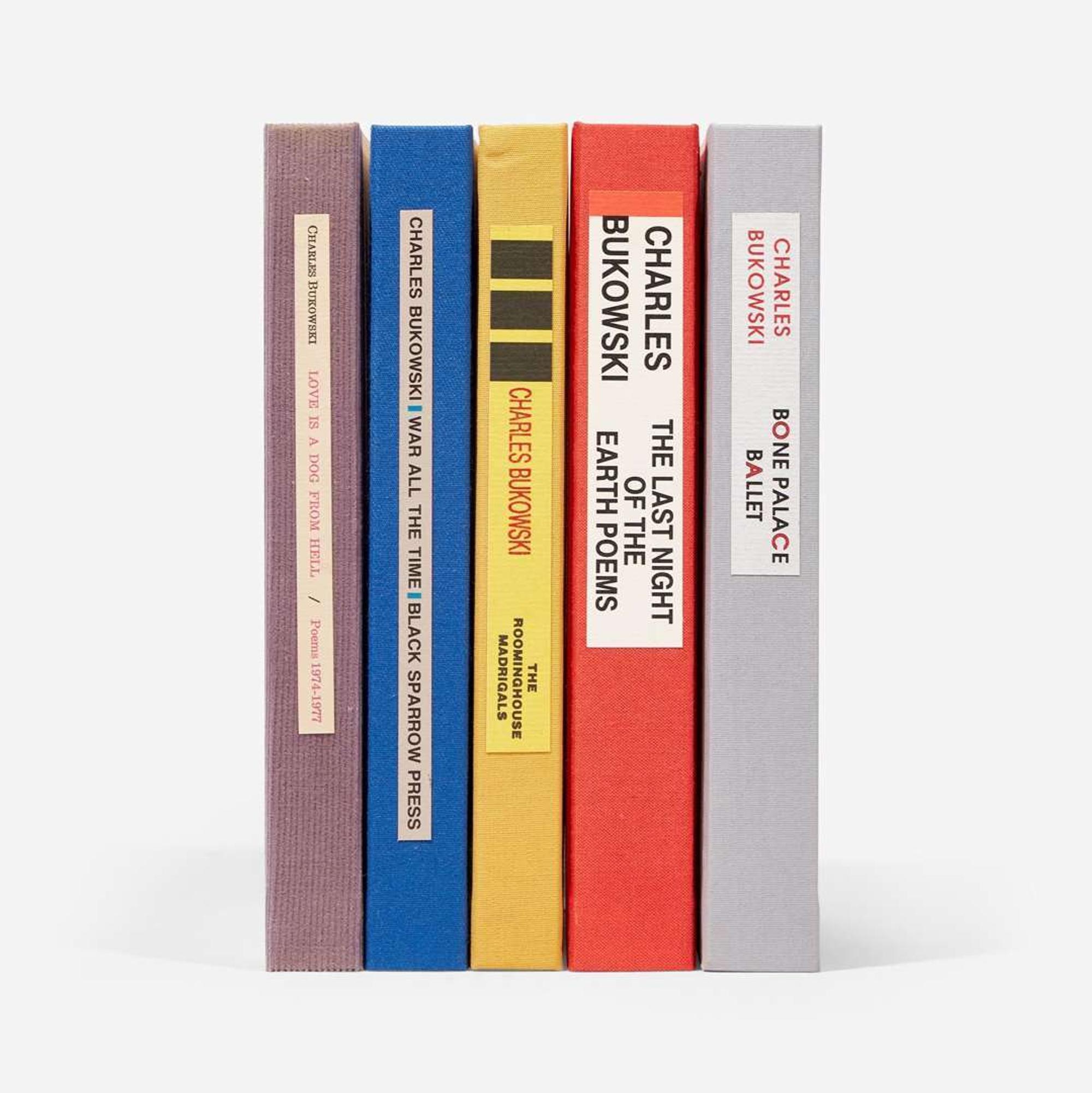 [Counter-Culture] Bukowski, Charles Group of 5 Volumes of Collected Poetry