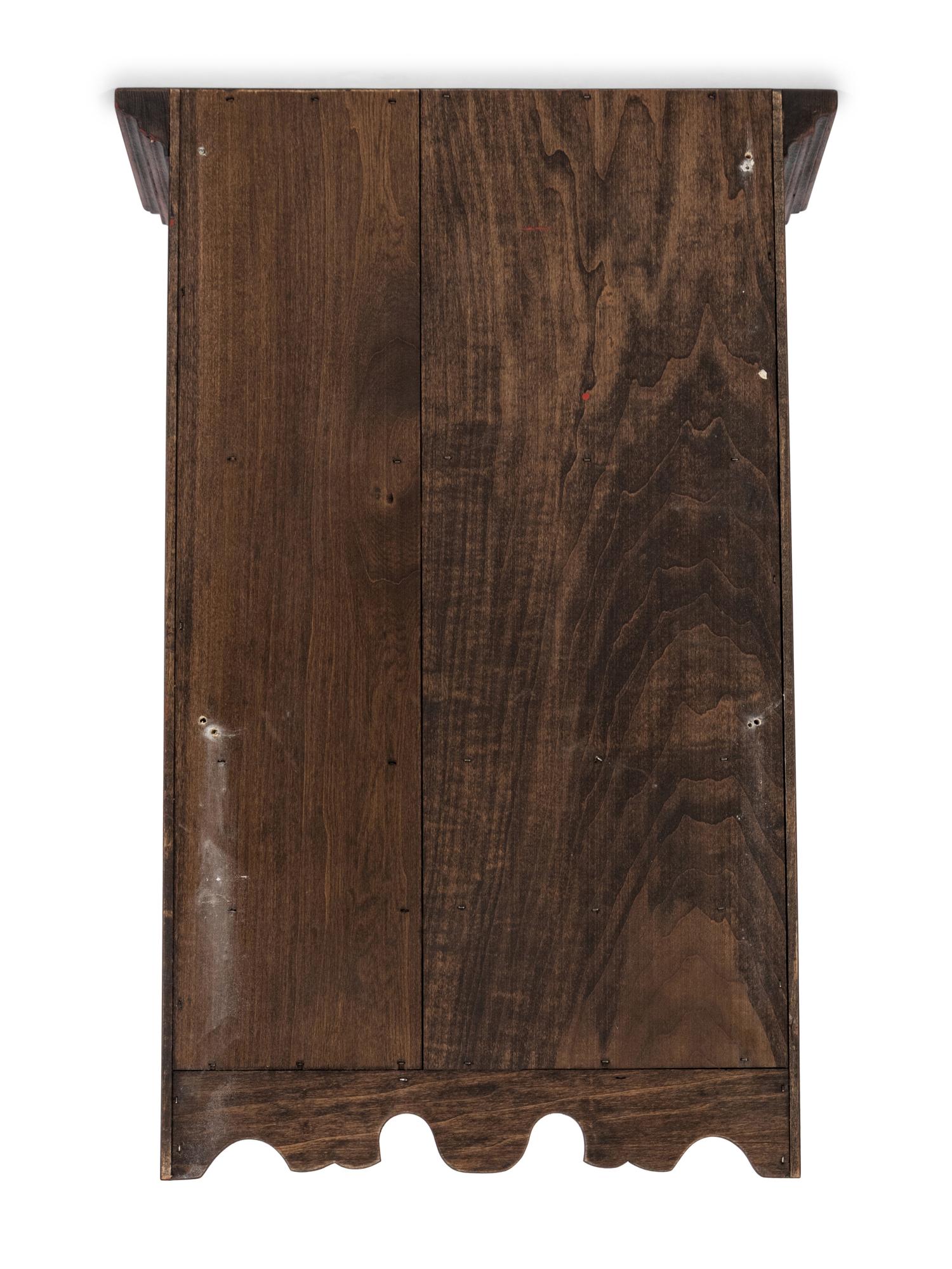 A Grain Painted Hanging Cupboard