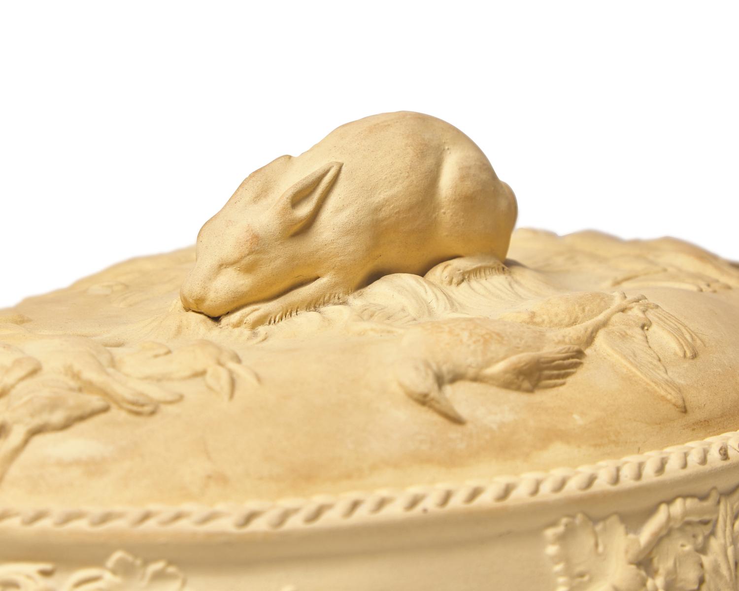 A Wedgwood Caneware Game Pie Dish and Cover