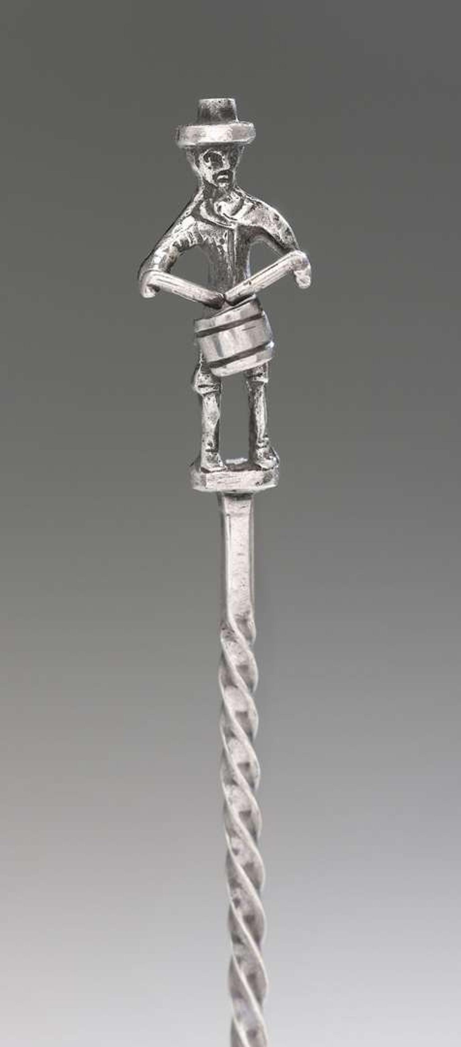 Silver toddy spoon littleton holland (active 1800-1847), baltimore, md