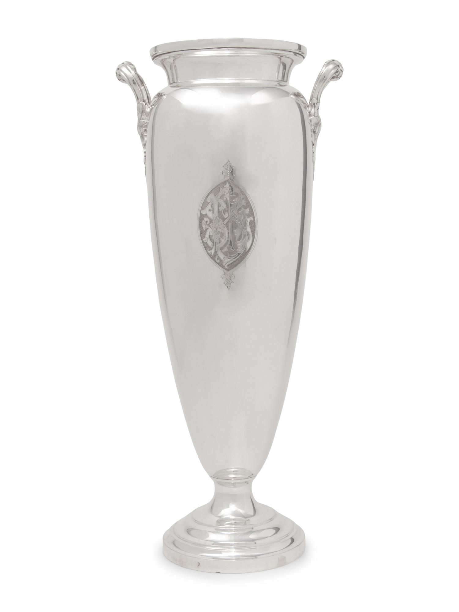 An American Silver Vase