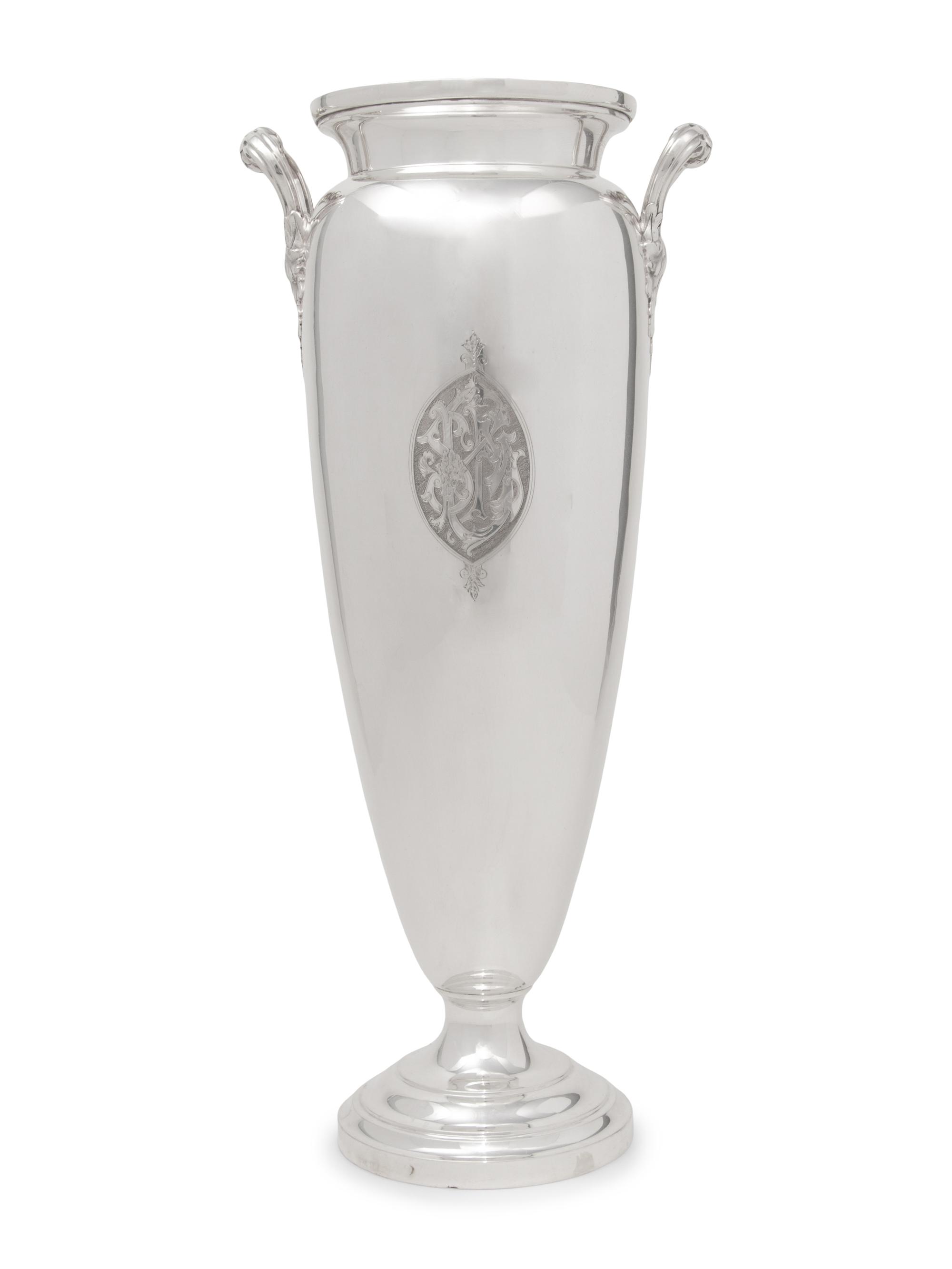An American Silver Vase