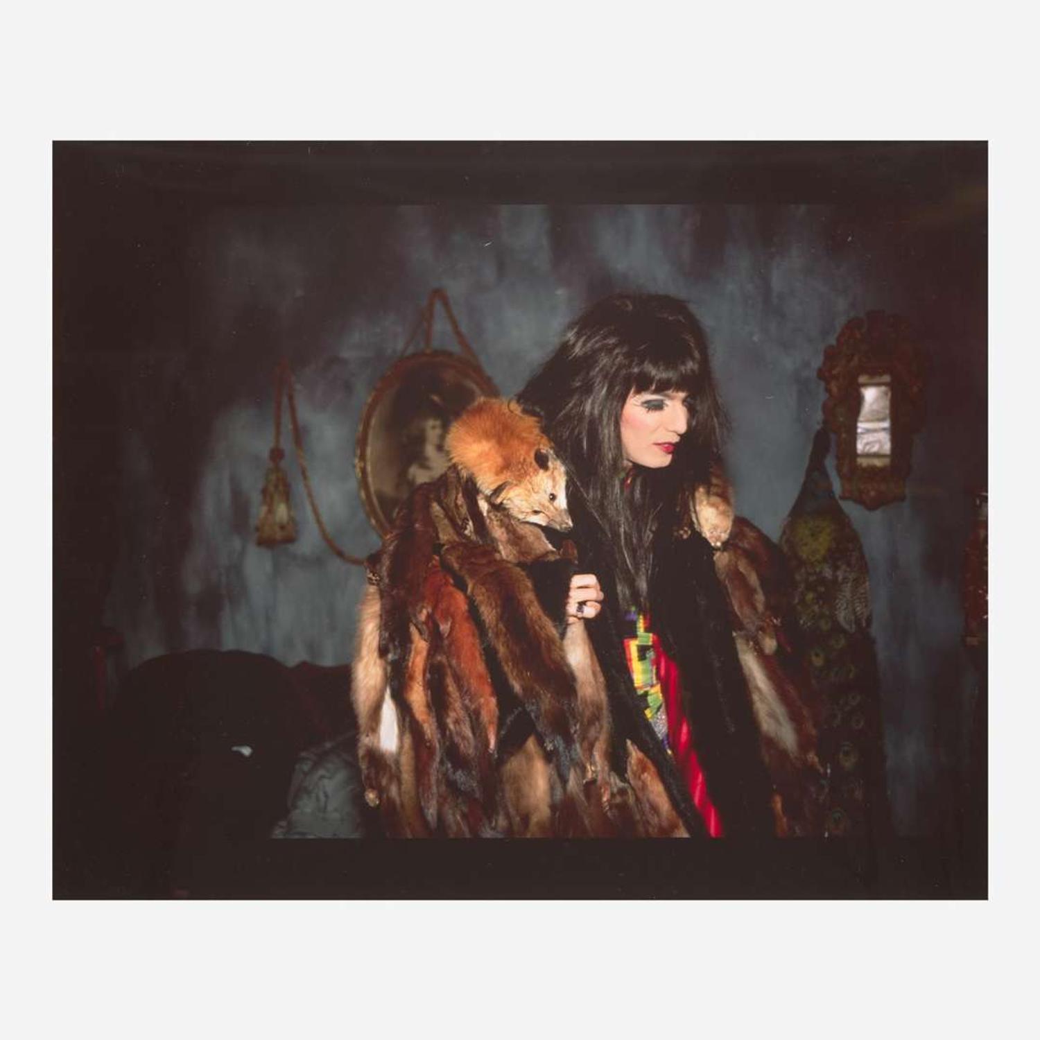 Nan Goldin (American, b. 1953) Tabboo in Roadkill Coat, NYC