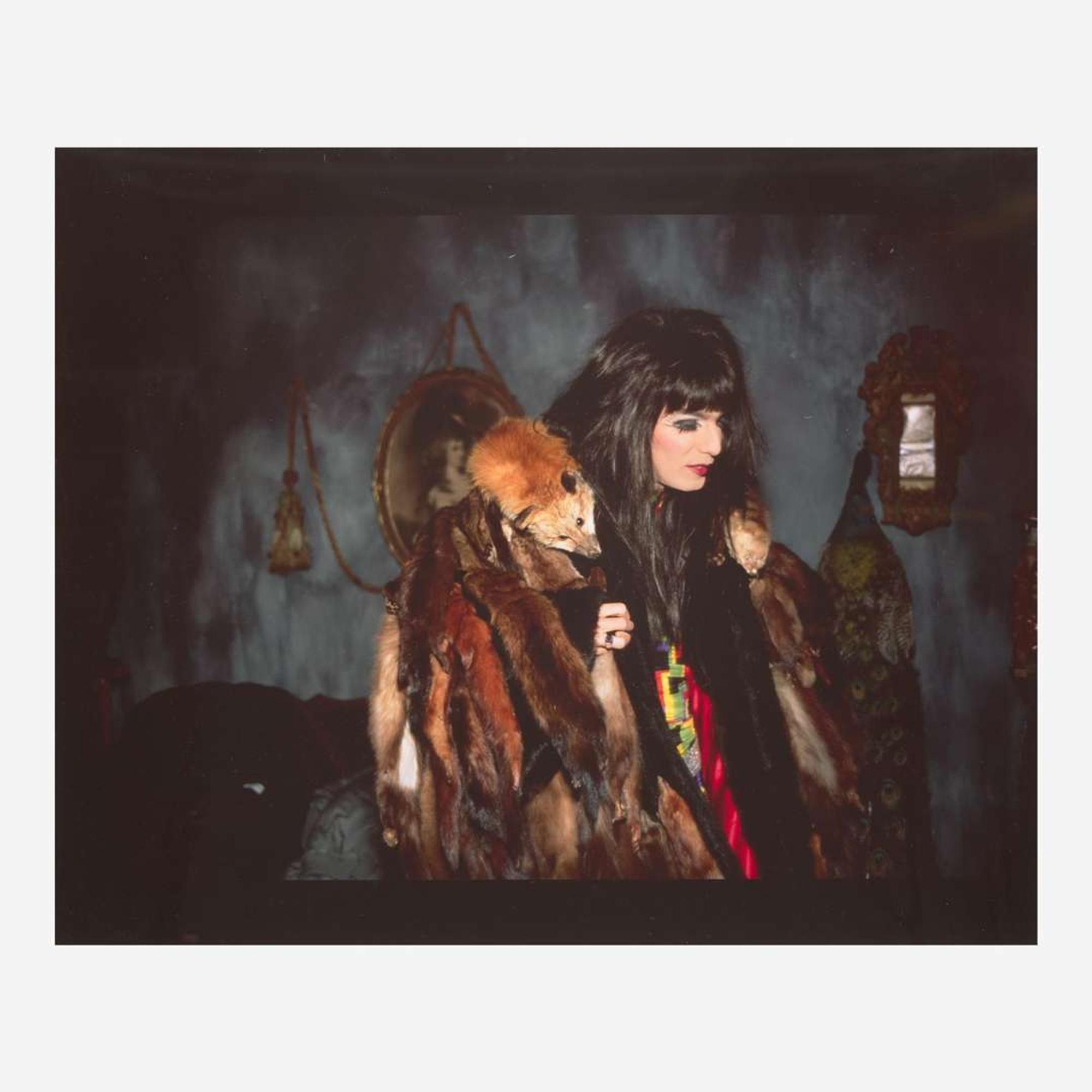 Nan Goldin (American, b. 1953) Tabboo in Roadkill Coat, NYC