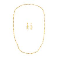 Gurhan, Yellow Gold Necklace and Earrings