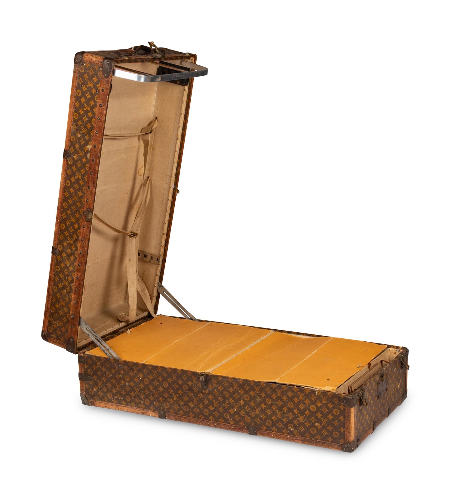 LOUIS VUITTON, ANTIQUE WARDROBE TRUNK