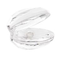 A Swarovski Model of a Shell with Pearl Height 2 1/8 inches.
