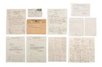 [EDUCATION]. A group of 9 documents associated with Lewis B. Moore (1866-1928), prominent educator and Dean of the Teachers' College at Howard University.