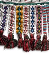 Ho Chunk Loom-Beaded Bandolier Bag