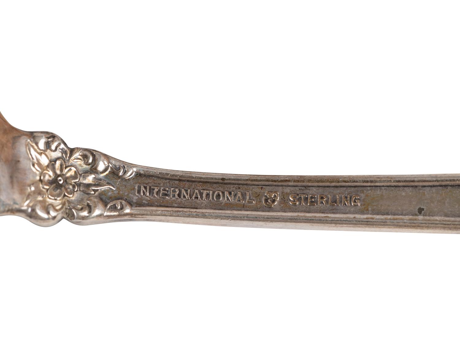 An International Silver Co. Silver Flatware Service