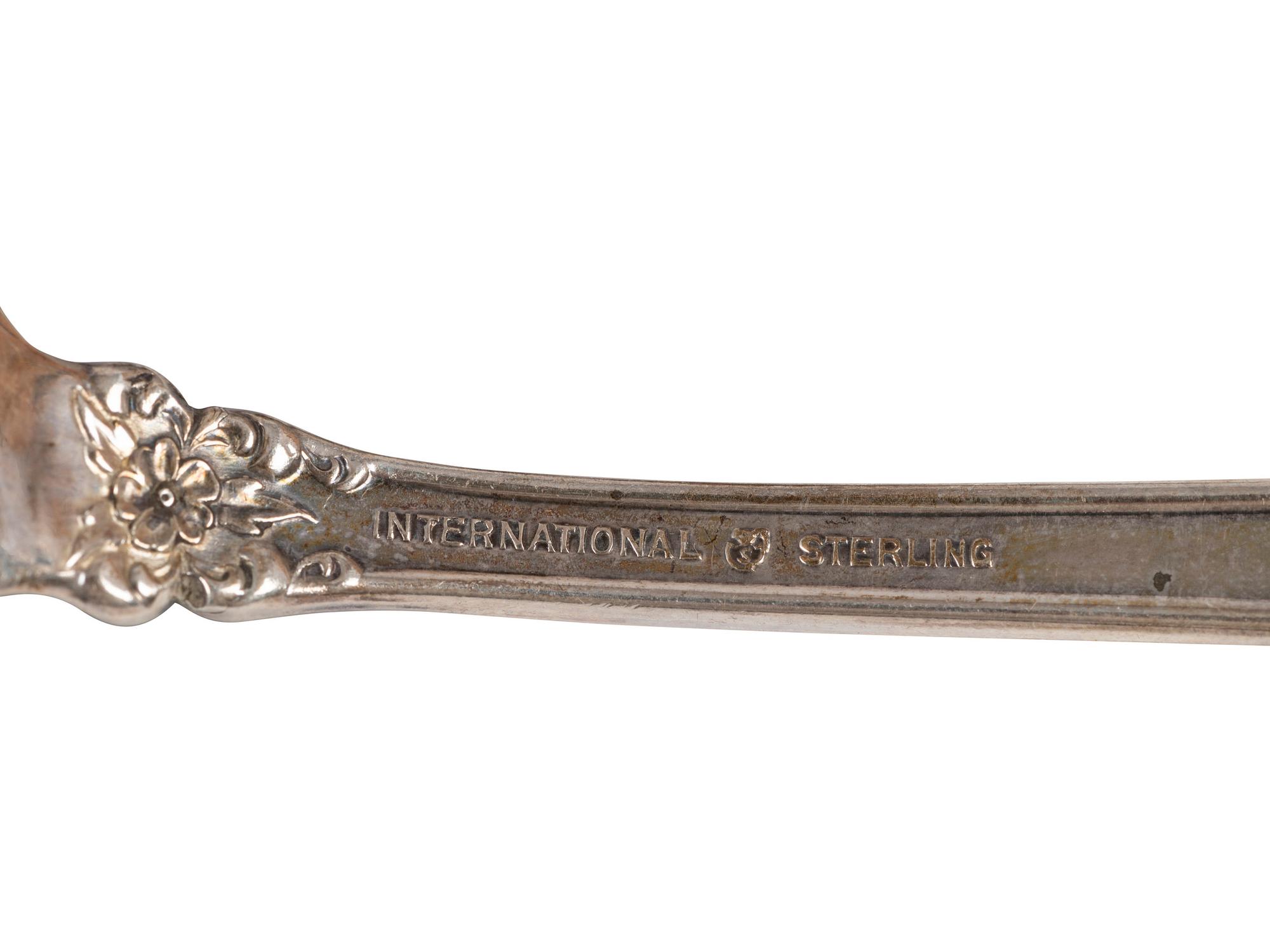 An International Silver Co. Silver Flatware Service