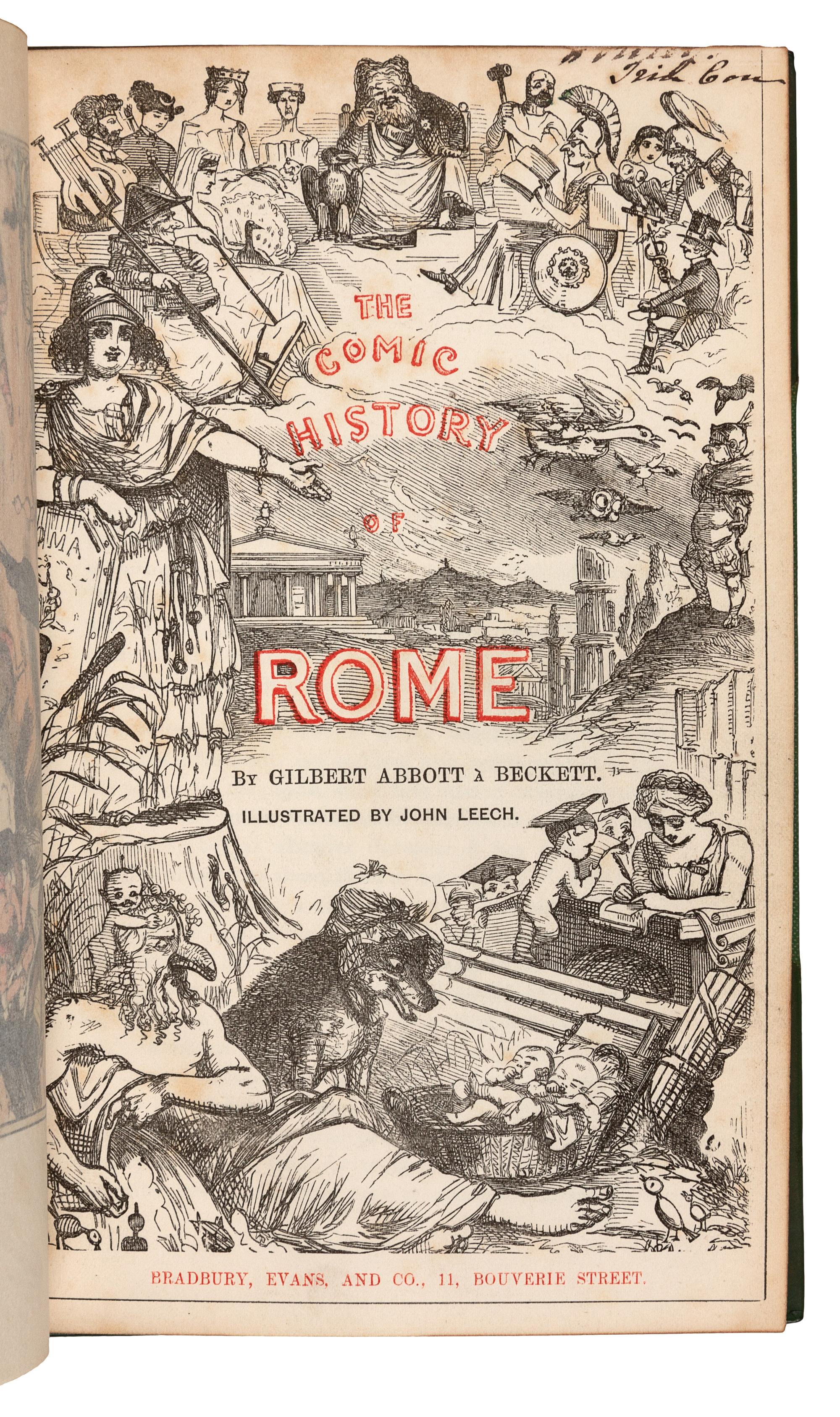 À BECKETT, Gilbert Abbott (1811-1856). The Comic History of England. London: Bradbury, Agnew, and Co., n.d.