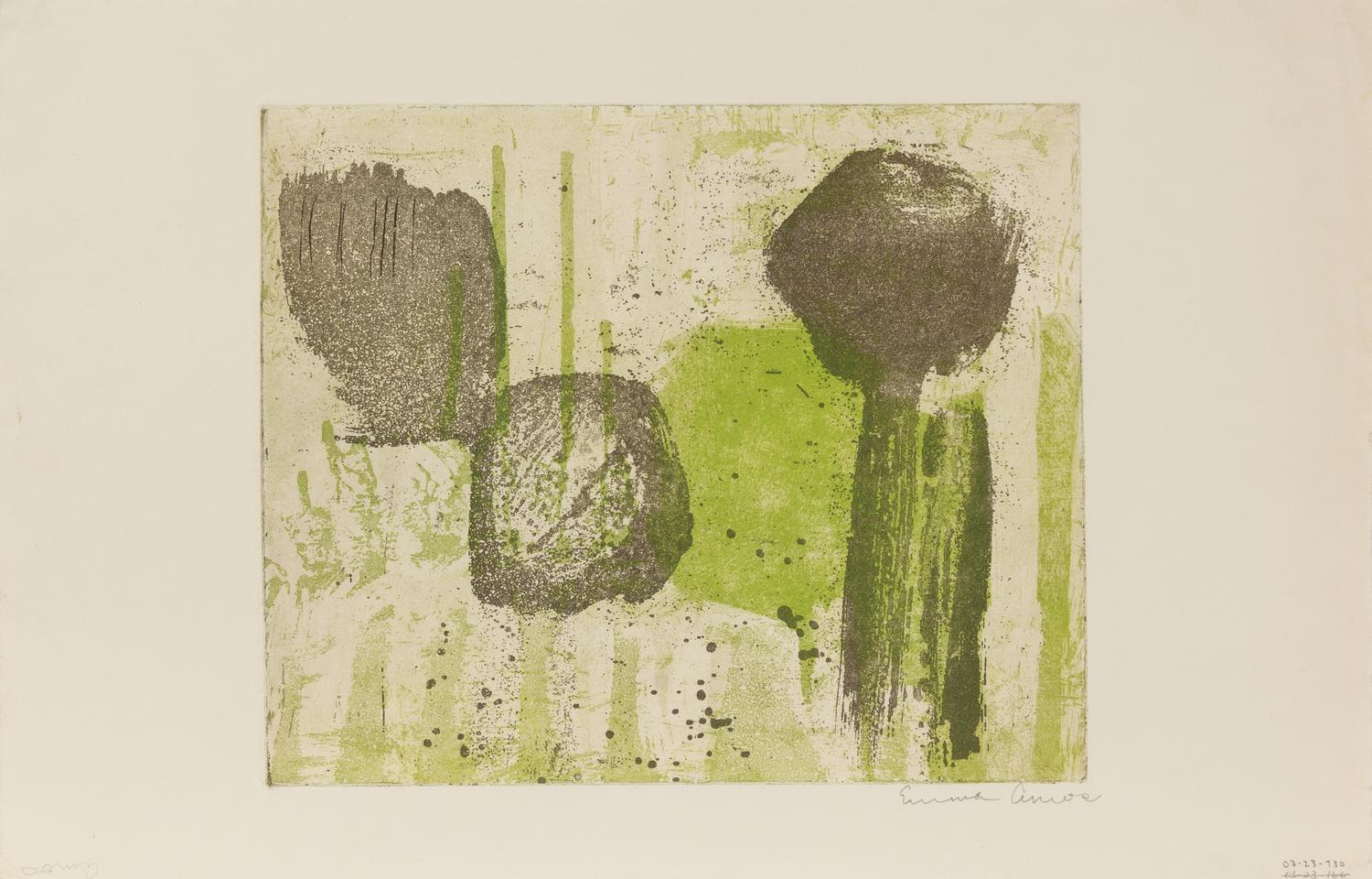 Emma Amos, (American, 1938), Rootie Tootie (together with an additional print by the artist)