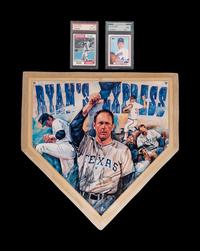 A Group of Nolan Ryan Items (Including Signed Autograph and Graded Cards),