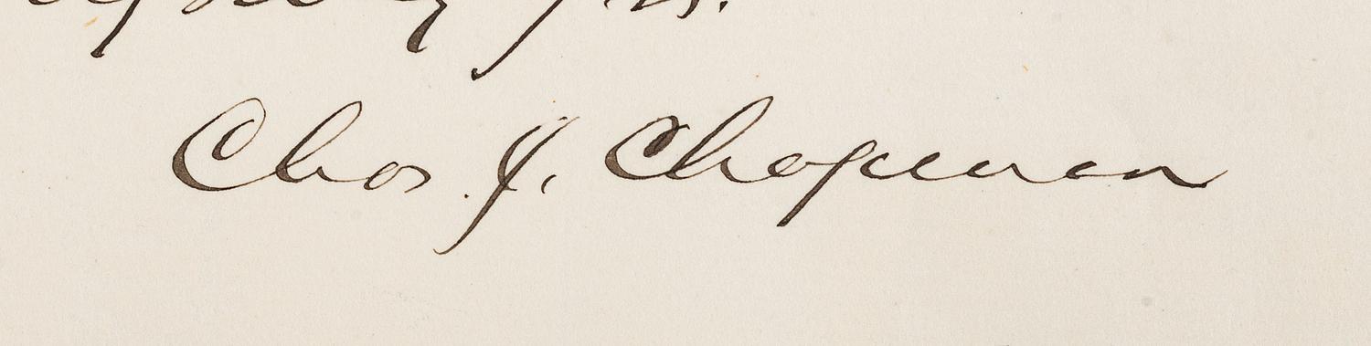 [AUTOGRAPHS]. Signatures of 19th-century American military and political figures.