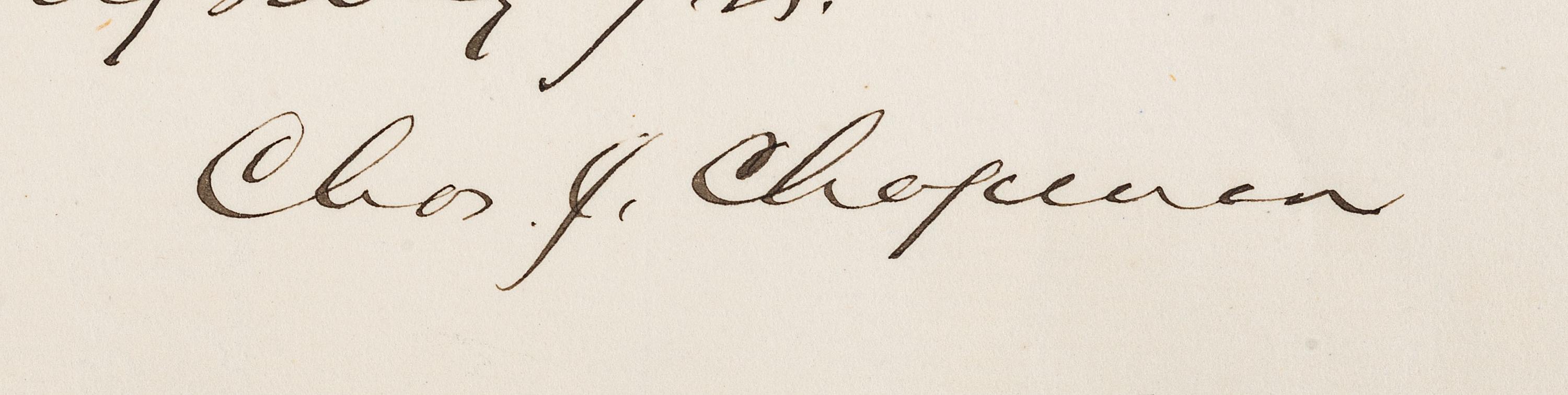 [AUTOGRAPHS]. Signatures of 19th-century American military and political figures.