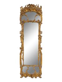An Italian Giltwood Pier Mirror
