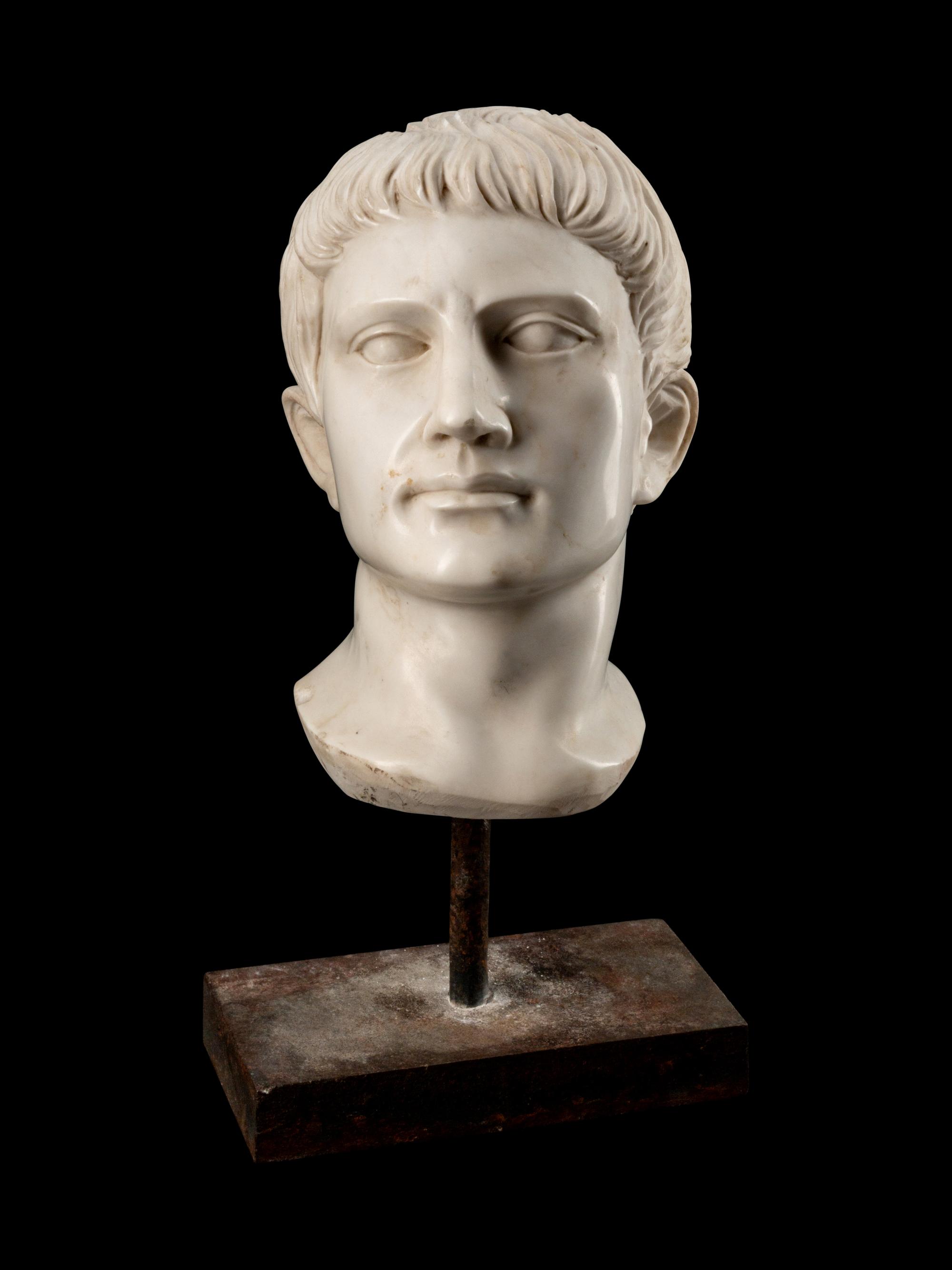 A Marble Roman Bust — AFTER THE ANTIQUE