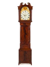 A Scottish Mahogany Tall Case Clock