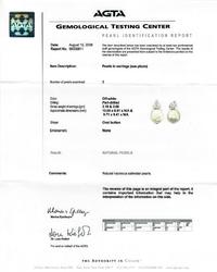 NATURAL PEARL AND DIAMOND EARRINGS